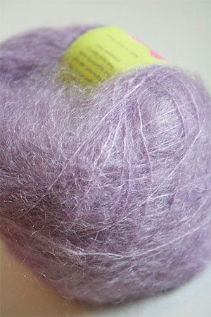 Be Sweet Brushed Mohair in Pale Mauve